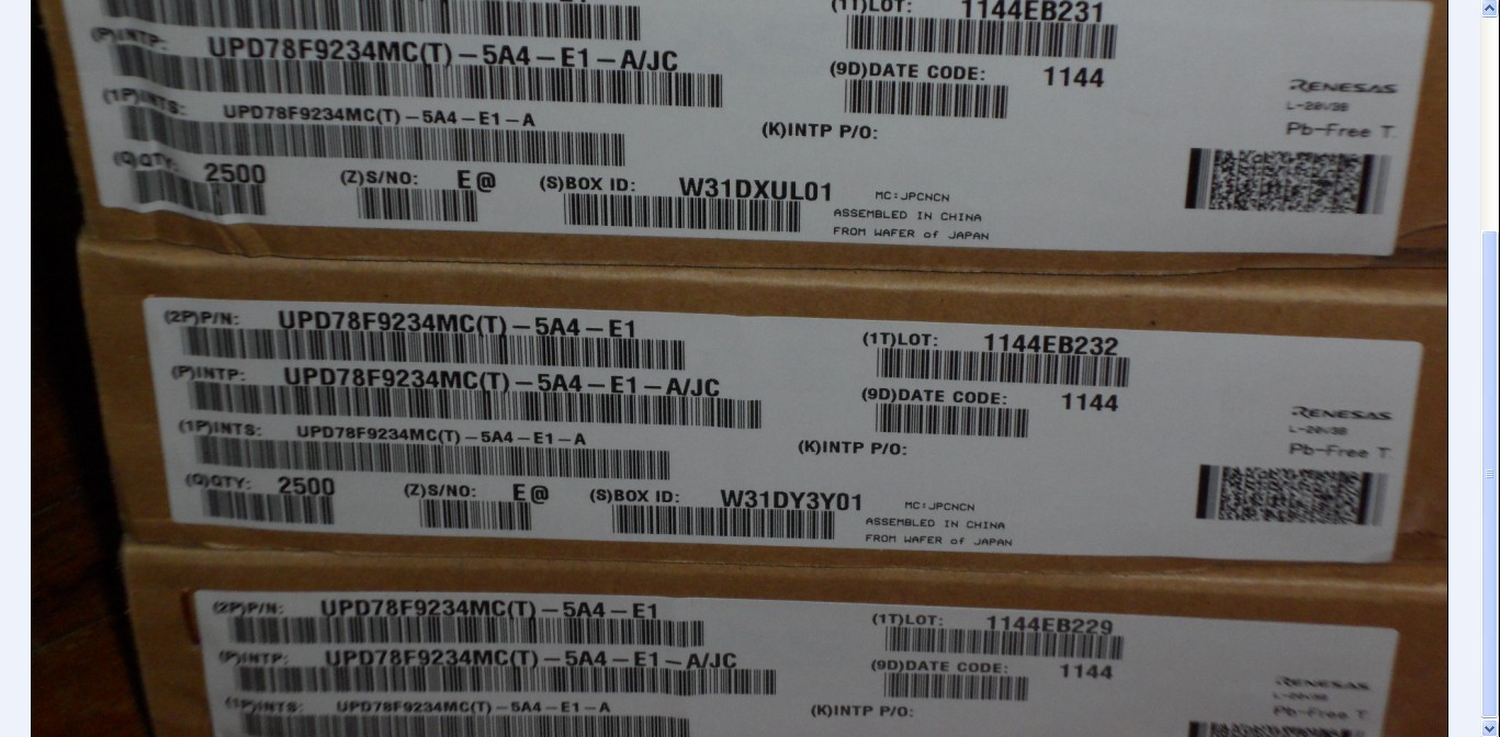 RENESASUPD78F9234 
ؼ: