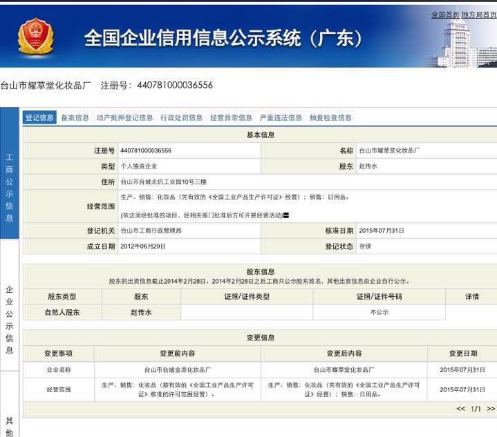 ԭ̨ɽ̨ǽ컯ױƷʽΪ̨ɽҫûױƷ 
ؼ: